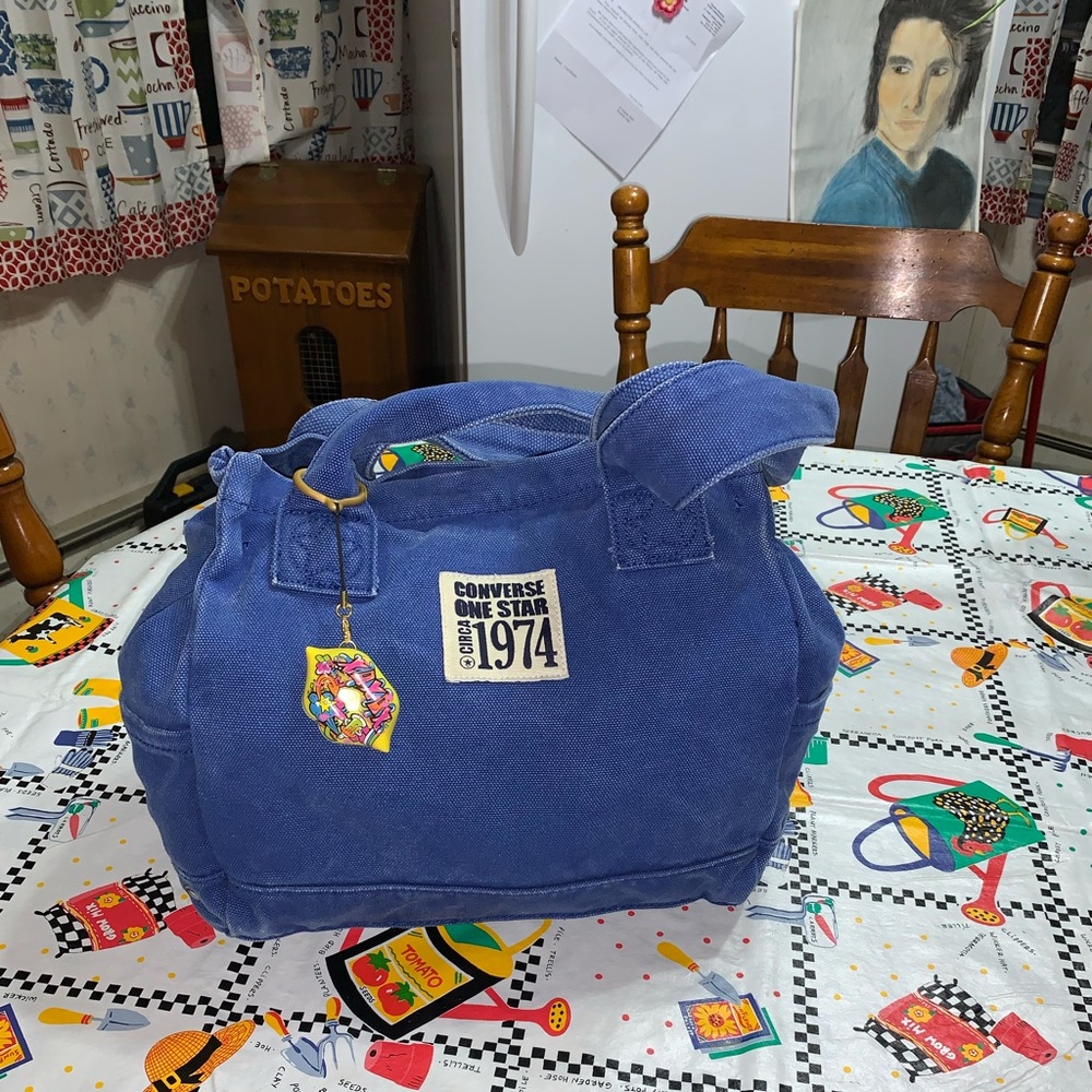 SALE Converse one star Circa 1974 Large Vintage  jean bag excellent condition